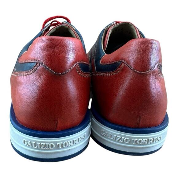 Galizio Torresi Shoes Derby size 8.5-9 42 Red - Picture 5 of 5